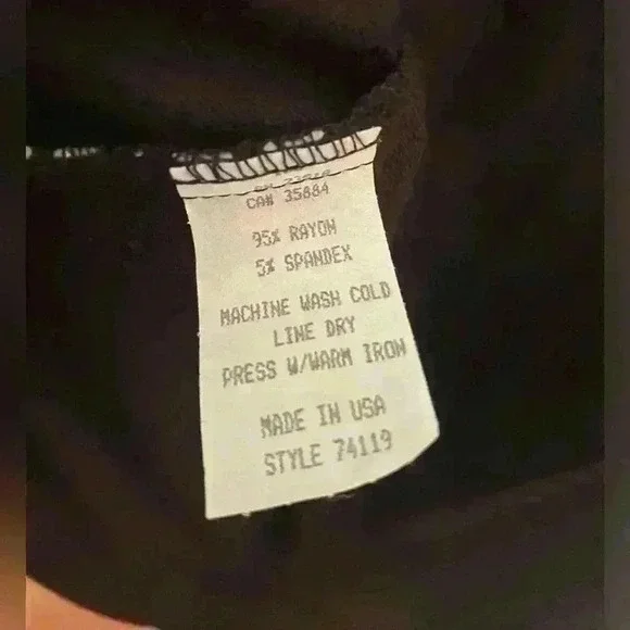 ANTHROPOLOGY Uncle Frank Black and White Crochet Front Mini Dress Size Large - Picture 4 of 4